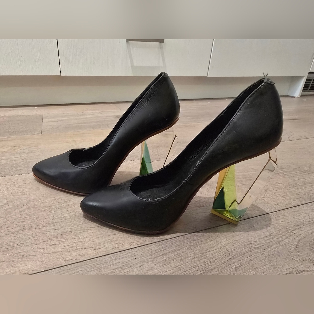Miista Leather Heels (EU 36 / US 5.5)